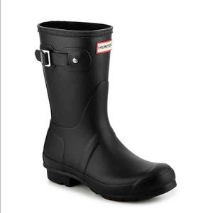 Hunter Original Short Matte Black Rain Boot